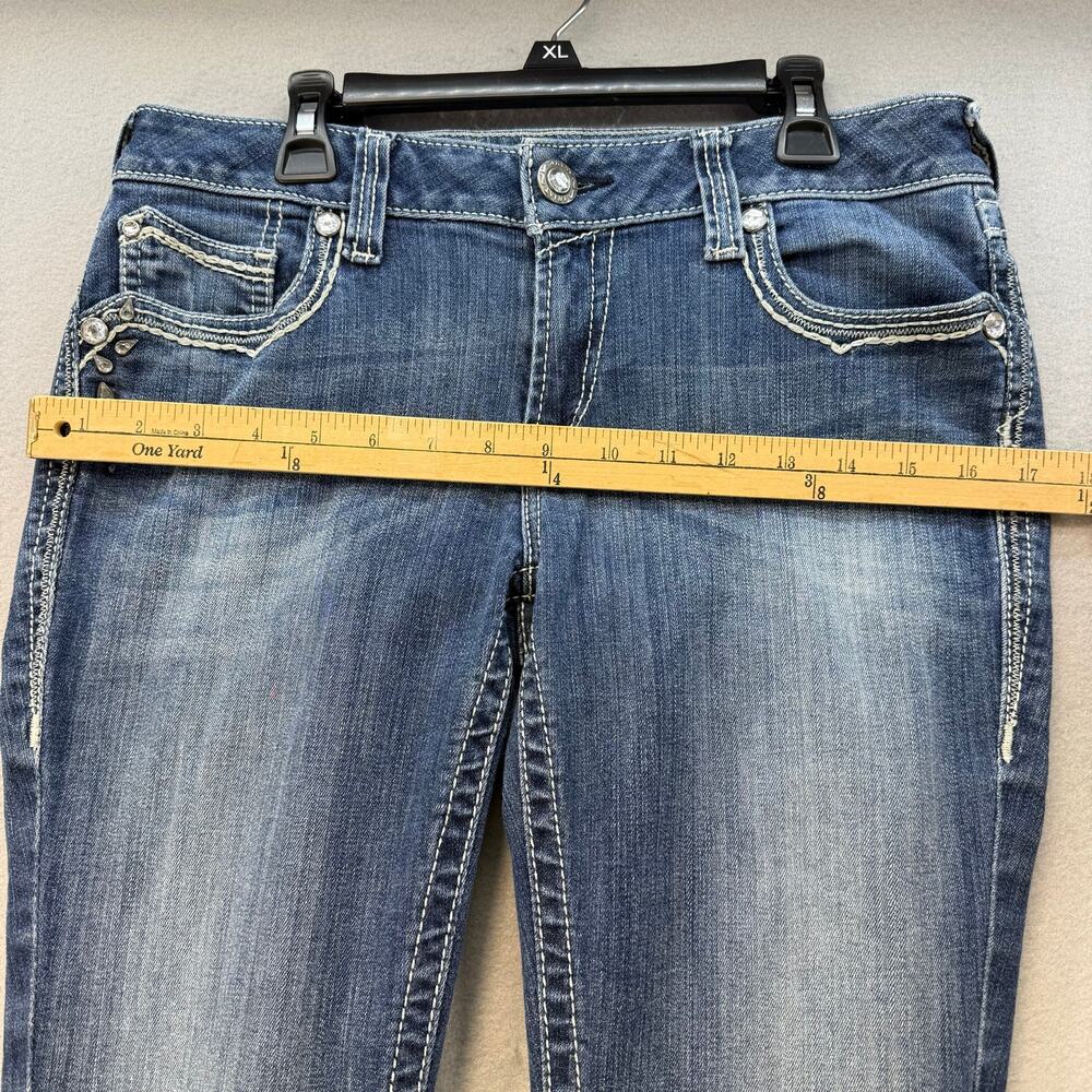 Ariat Jeans Women's 30L (10) Blue Ruby Tall Cowgirl Western Bootcut Vintage - Picture 13 of 16
